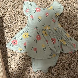 Kyte Baby Twirl bodysuit Dress in Buttercup